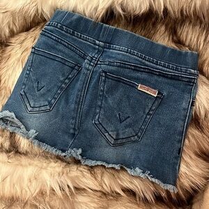 Hudson Baby Girls Blue Jean Denim Stretch Denim Mini Skirt | Size 12 Months